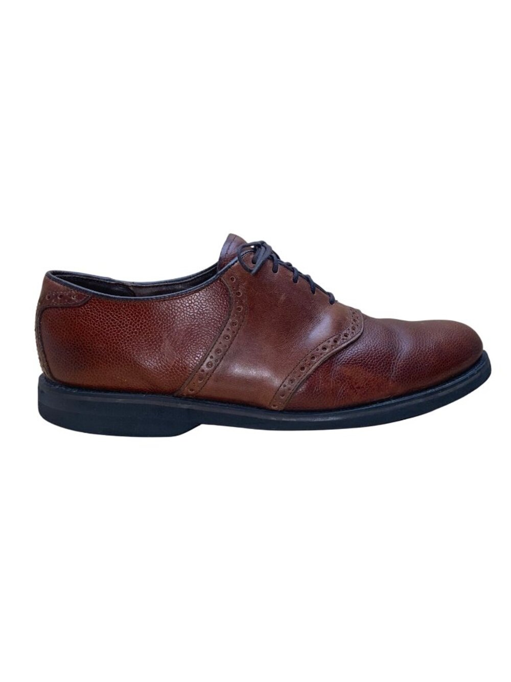 Dexter Men’s Brown Leather Lace-Up Brogue Oxford Dress Shoes Size 12 M